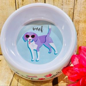 “Woof” Dog Bowl